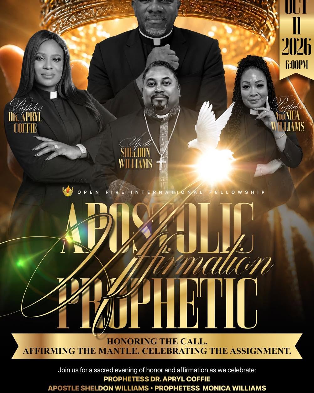 APOSTOLIC & PROPHETIC AFFIRMATION